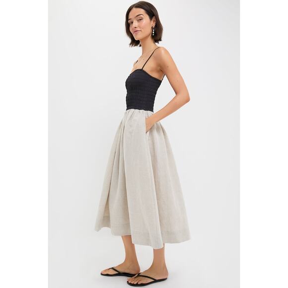 CIAO LUCIA Oatmeal Mael Dress NWT L Retail $365 Tuckernuck - Picture 5 of 7